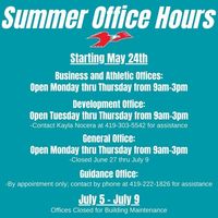 Summer Office Hours
